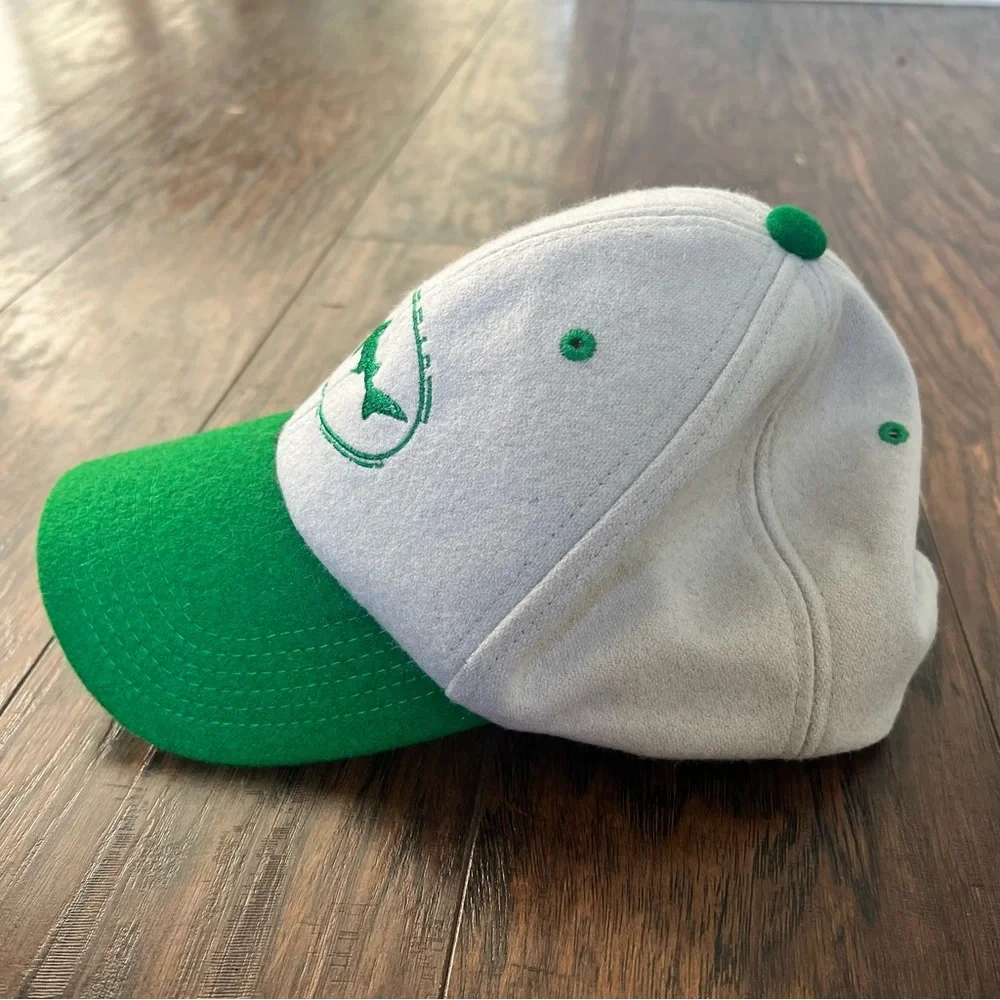 Dogfish head green and grey adjustable snap back brewery hat_2